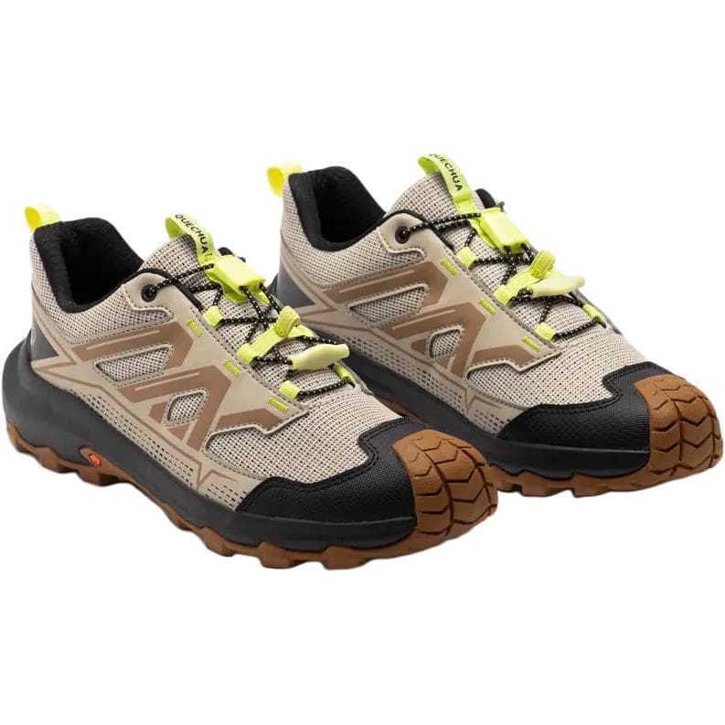 DECATHLON QUECHUA Противоскользящая и Дышащая Низкая Туфля для Детей для Пеших Путешествий Коричневого Цвета - изображение 3