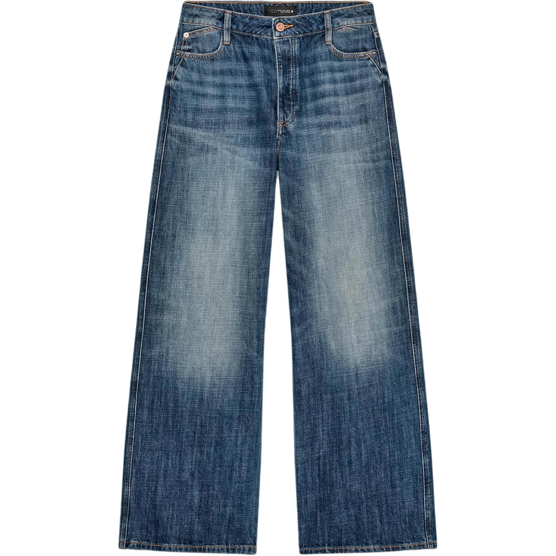 Джинсы ZARA Blue Women's Jeans ZARA Синие Женские Джинсы - изображение 1