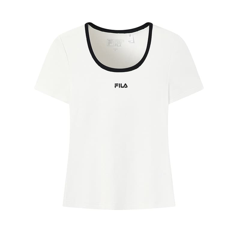 Футболка FILA ORIGINALE Cloud White Женские T-рубашки - изображение 1