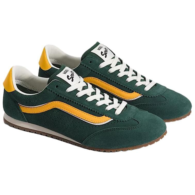 Кроссовки Vans Super Lowpro Низкий Топ Повседневная Обувь Унисекс Зеленый - изображение 2