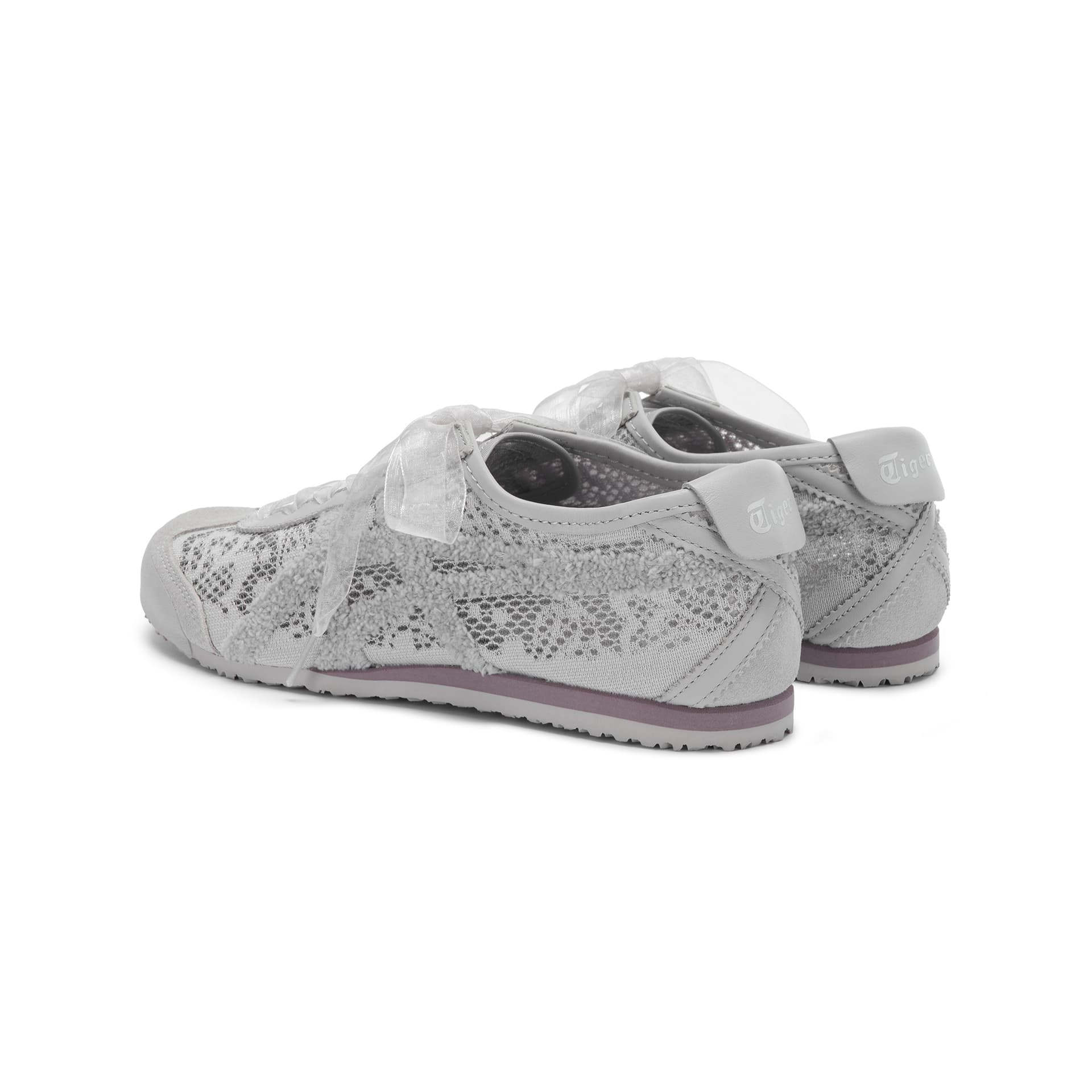 Кроссовки Onitsuka Tiger MEXICO 66 Ткань Повседневная обувь Женская Светло-Серый - изображение 4