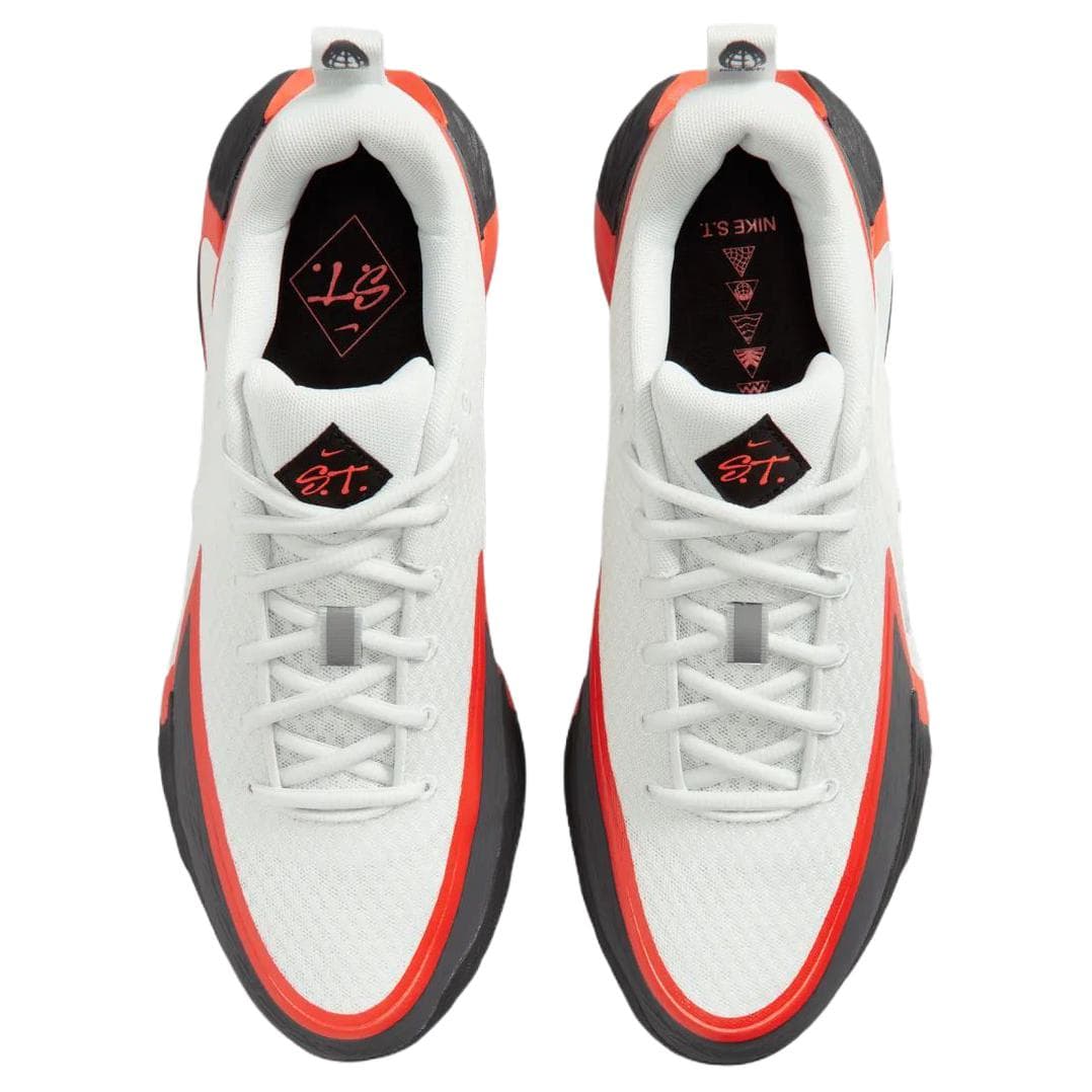Кроссовки для баскетбола Nike S.T. GLOW Дышащая Поддержка Баскетбольные Кроссовки Мужские Белый Черный Красный - изображение 4