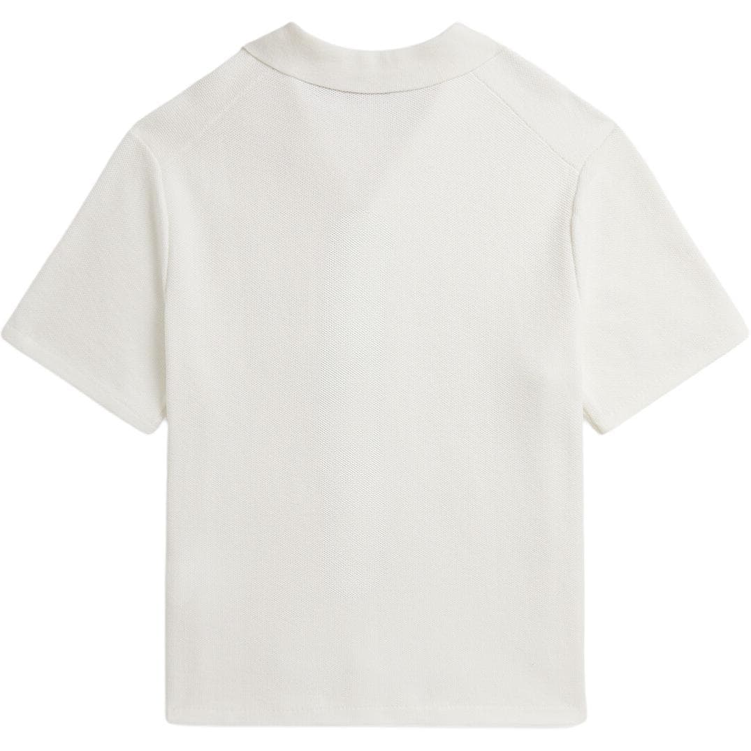 Polo Ralph Lauren SS26 Трикотаж Стандартный Размер Мужской Выстиранный Белый - изображение 2