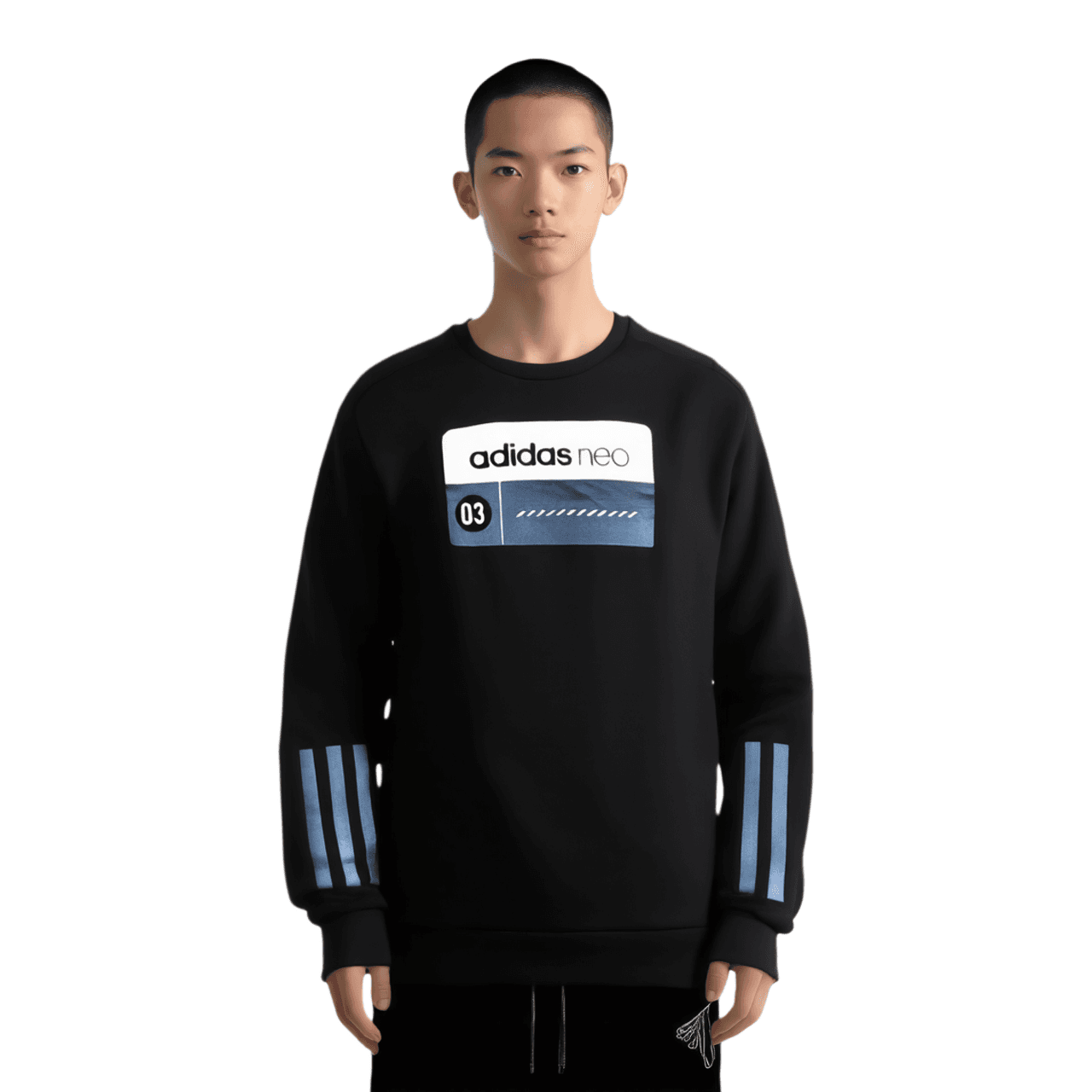 Худи Adidas Neo Толстовка Мужское Зеленое - изображение 3