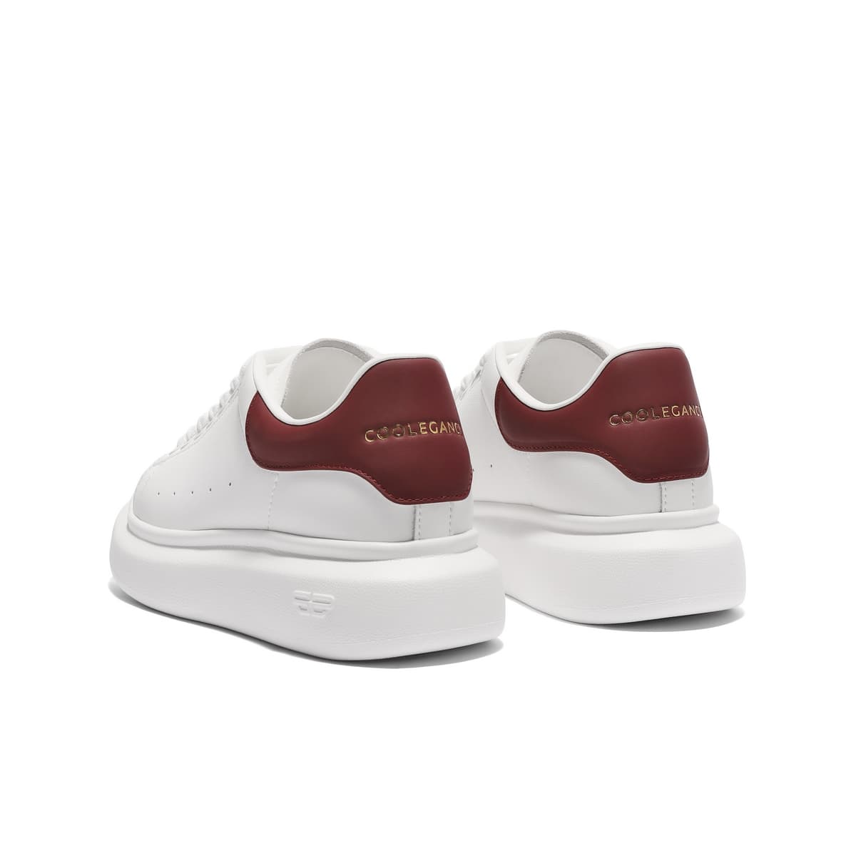Кроссовки BELLE Low Top Sneakers White Red - изображение 4