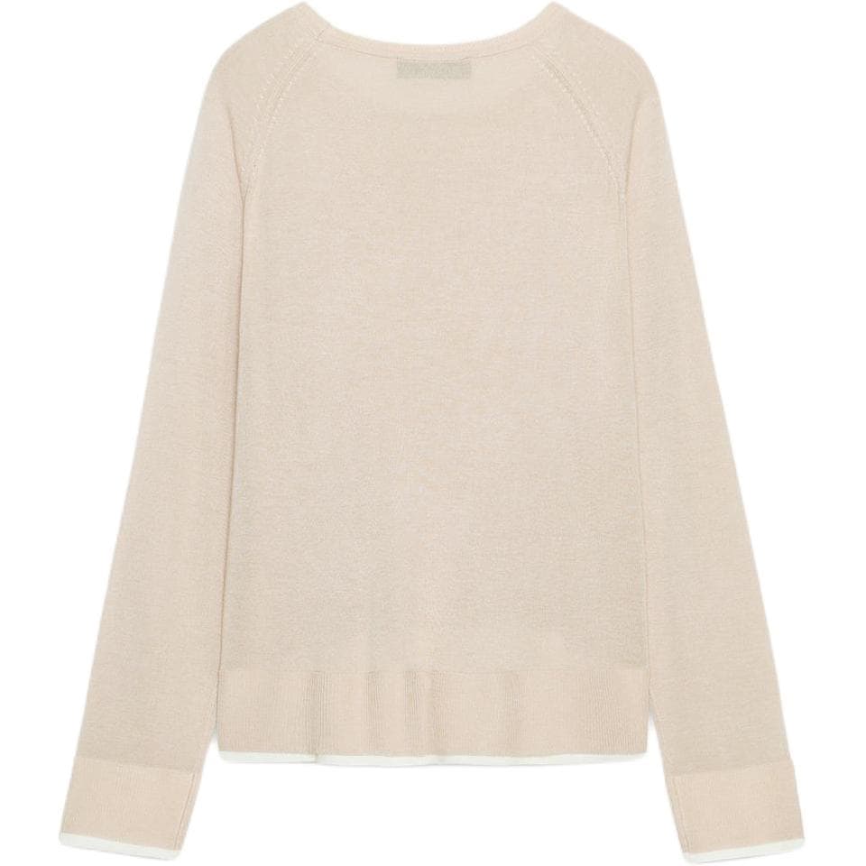 Кофта ZARA Песочный Женский Трикотаж - изображение 2