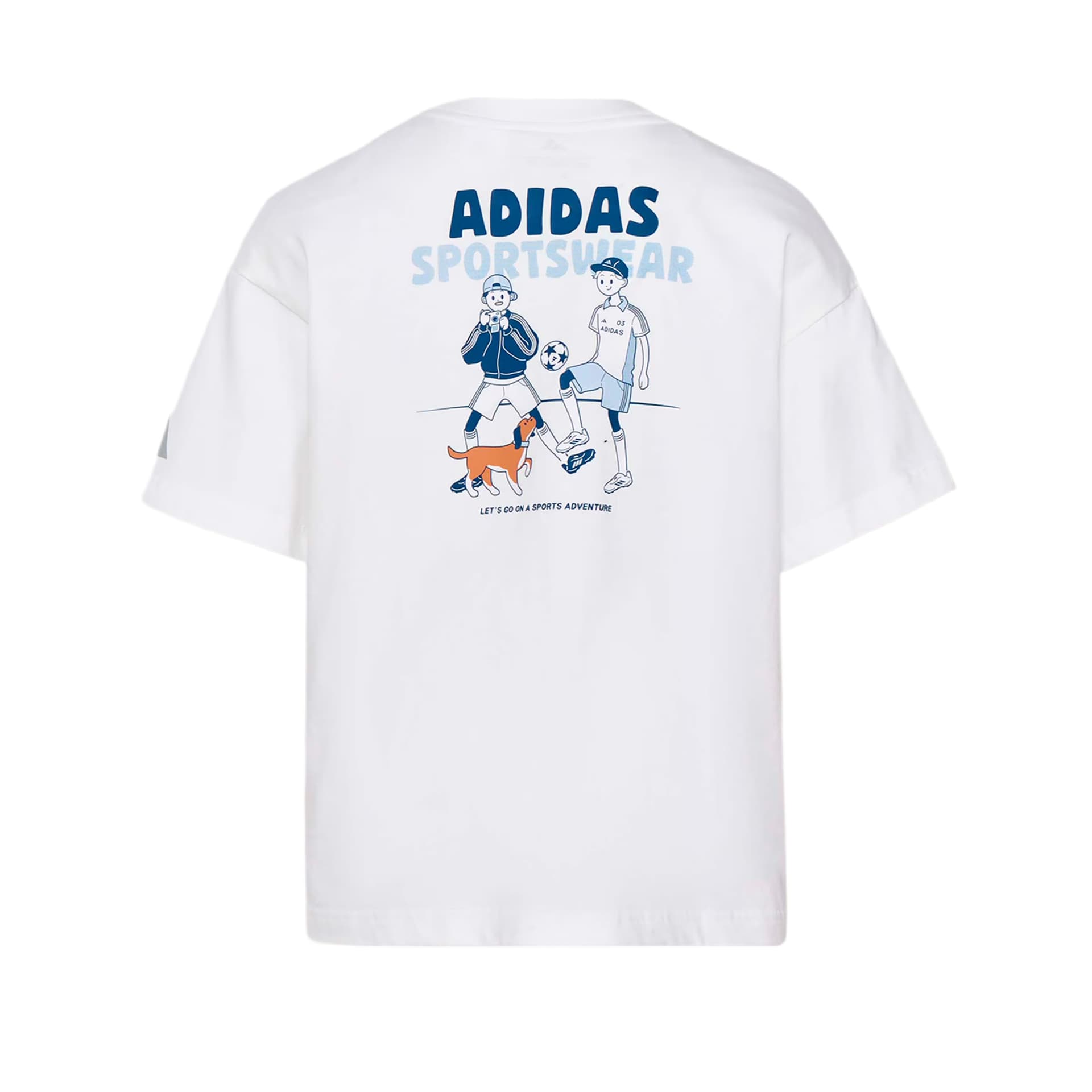 Футболка Adidas Спортивная одежда T-рубашка Детская - изображение 2