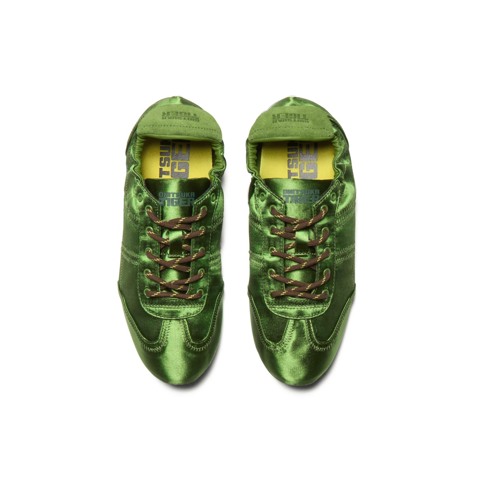 Кроссовки Onitsuka Tiger PLABALA Ткань Повседневная обувь Женская Зеленая - изображение 5