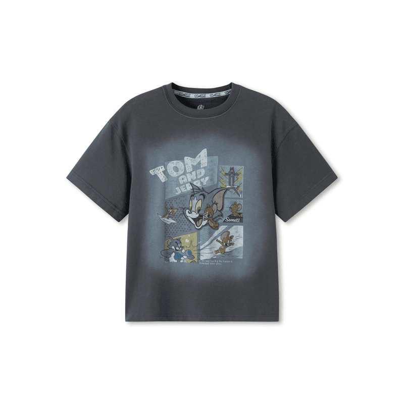 Футболка BALABALA X MAOHELAOSHU Охлаждение Быстросохнущий T Рубашки Коллекция Tom and Jerry Детский - изображение 1
