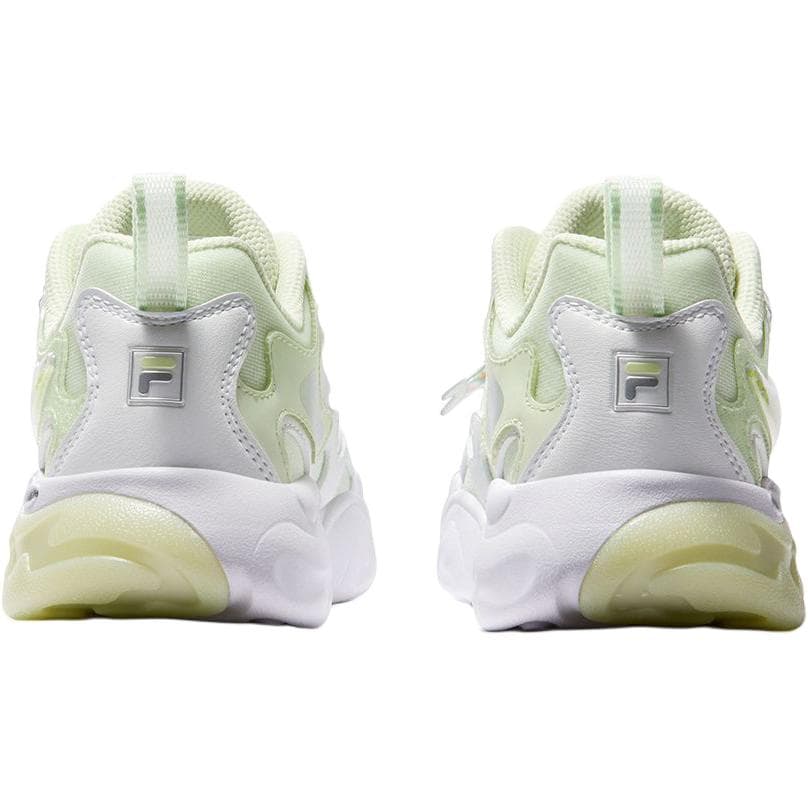 Кроссовки FILA KIDS Противоскользящие Износостойкие Водонепроницаемые Низкие Детские Беговые Кроссовки Белые Зеленые Малыш - изображение 5