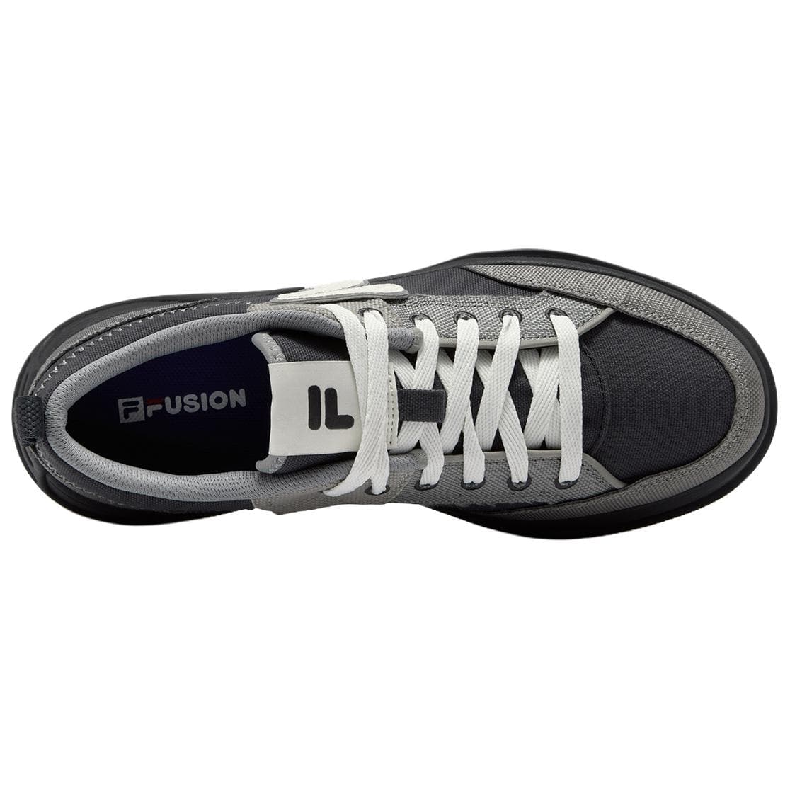 Кроссовки FILA FUSION 50-50 DX II CVS Лоу-топы Скейтборд Обувь Мужской Черно-серый - изображение 4