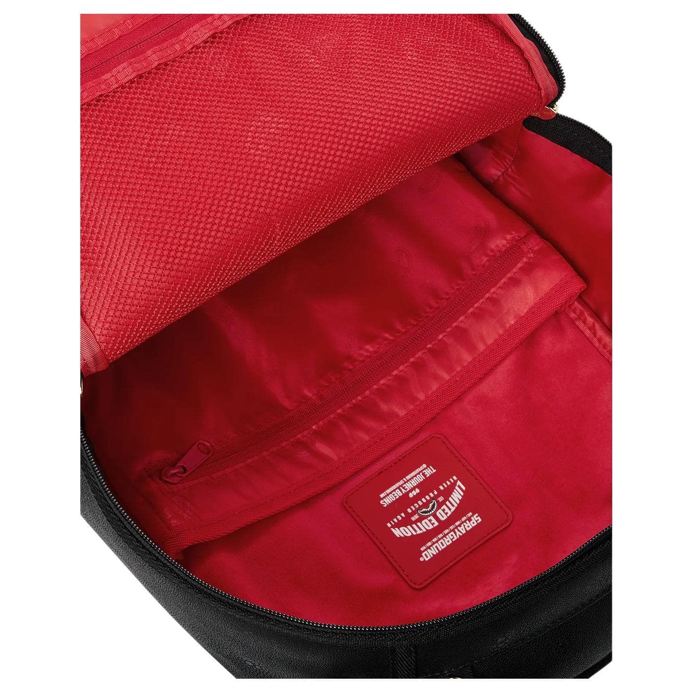 Рюкзак SPRAYGROUND ПВХ (поливинилхлорид) Рюкзак Унисекс Черный Золото - изображение 8