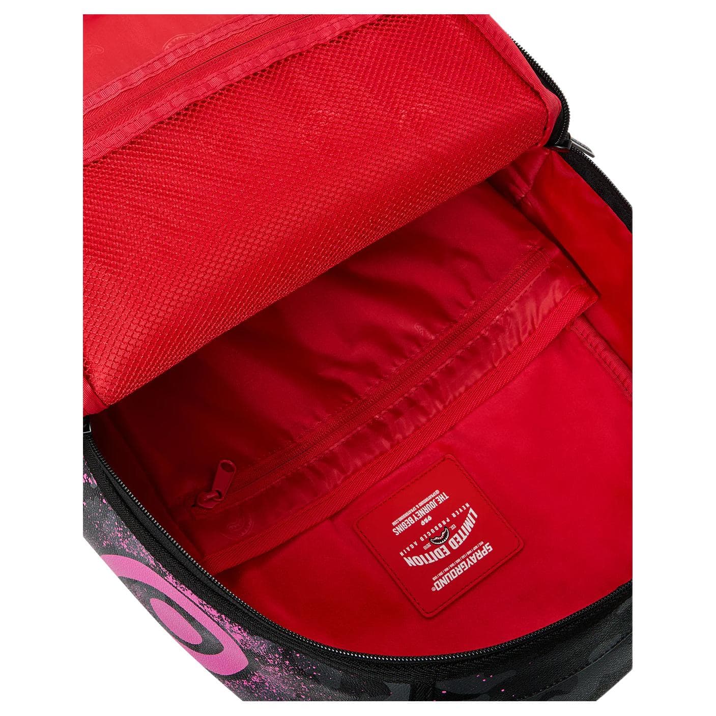 Рюкзак SPRAYGROUND X SNOOPY Коллаборация ПВХ (поливинилхлорид) Рюкзак Унисекс Черный и Розовый - изображение 7