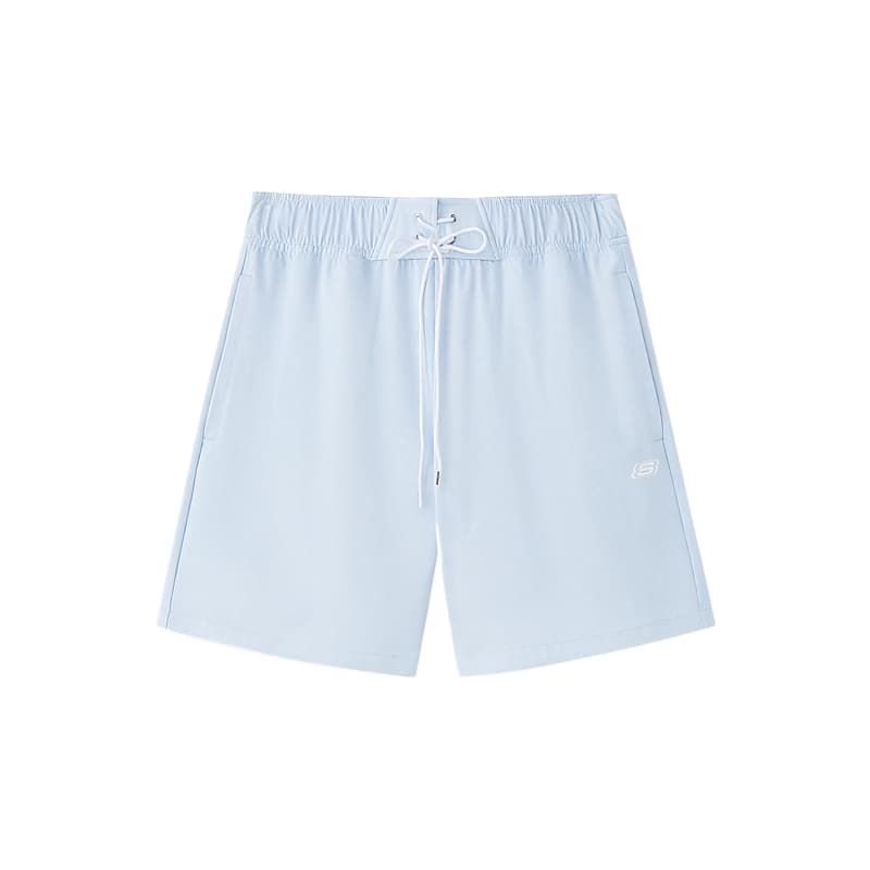 Шорты Skechers Braised Сера Синий 026P Женские Повседневные шорты - изображение 1