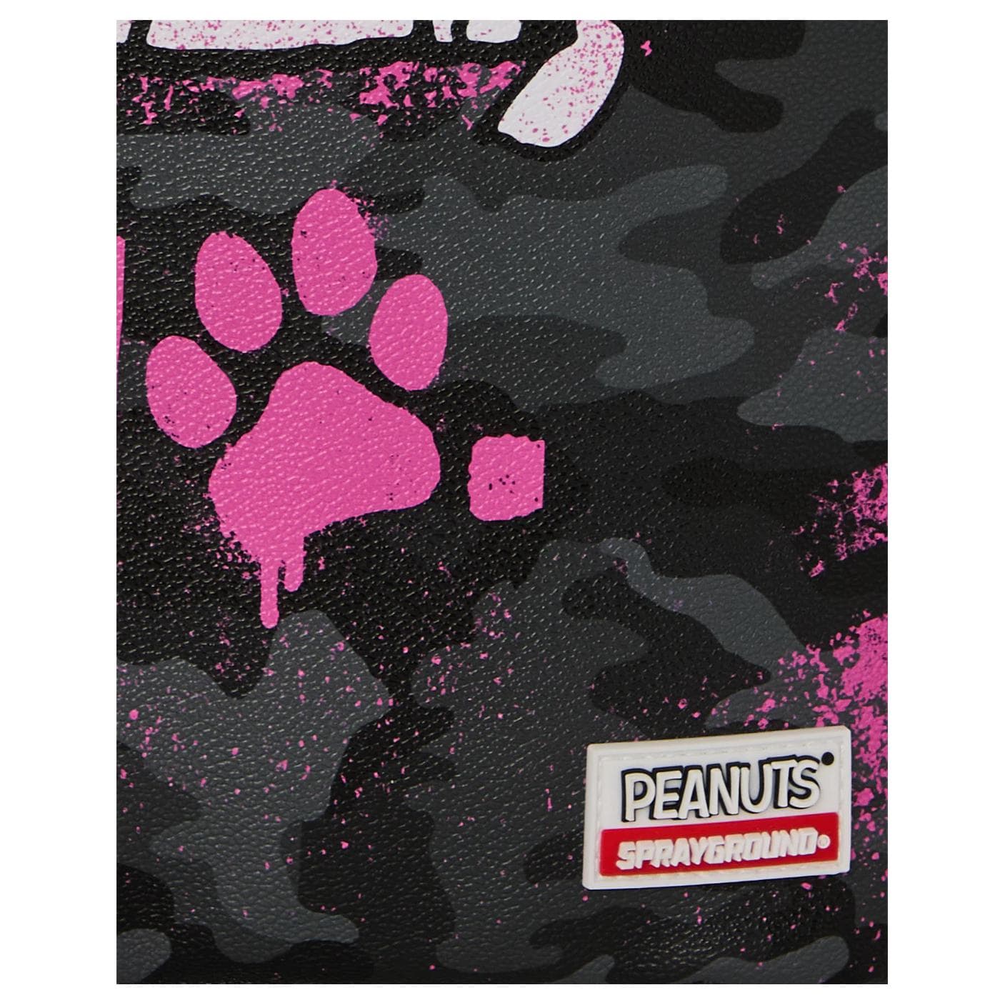 Рюкзак SPRAYGROUND X SNOOPY Коллаборация ПВХ (поливинилхлорид) Рюкзак Унисекс Черный и Розовый - изображение 6