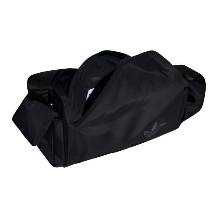 Мини-сумка Adidas Originals Ткань Сумка через плечо Мини-версия Унисекс Черная - изображение 4