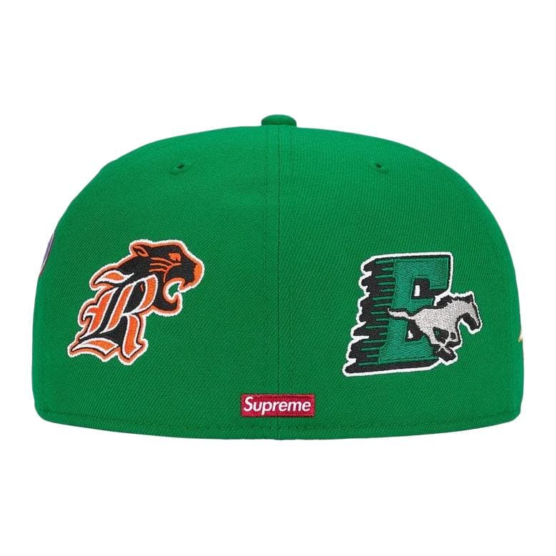 Кепка Supreme X New Era 59FIFTY Полиэстеровые кепки из полиэстерового волокна унисекс разноцветные - изображение 2