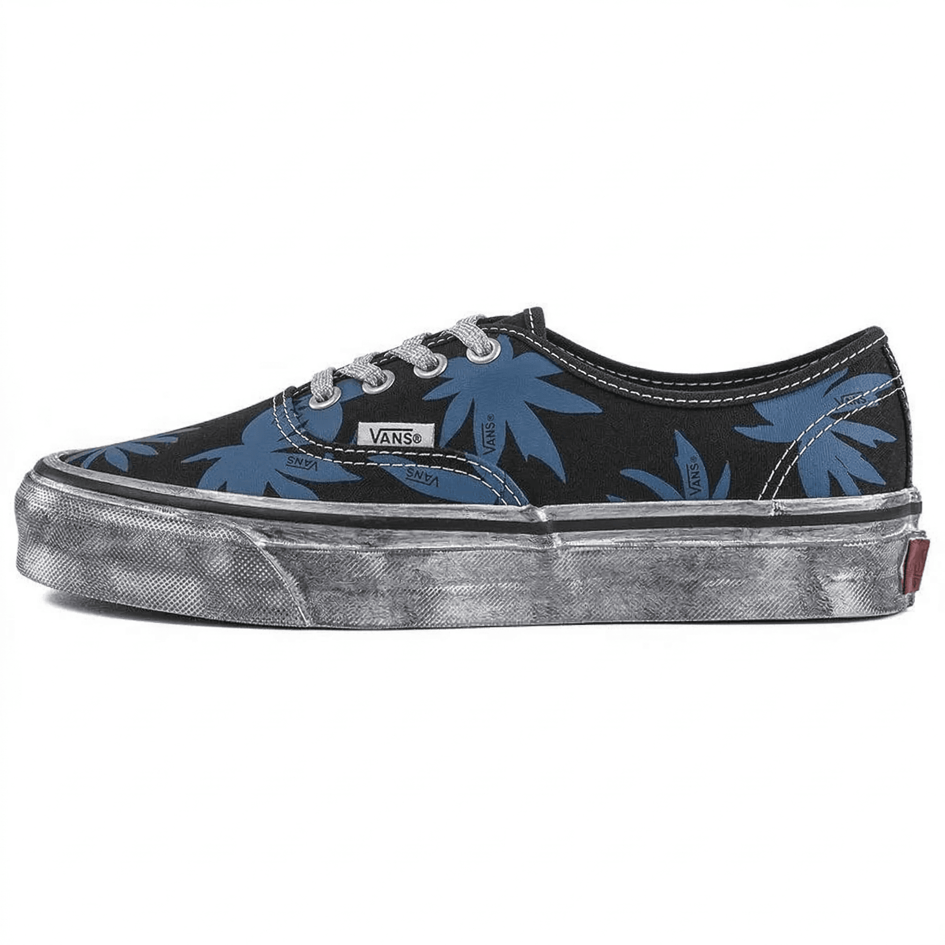 Кроссовки Vans Premium Authentic Скейтборд Обувь Унисекс Черный Синий - изображение 1