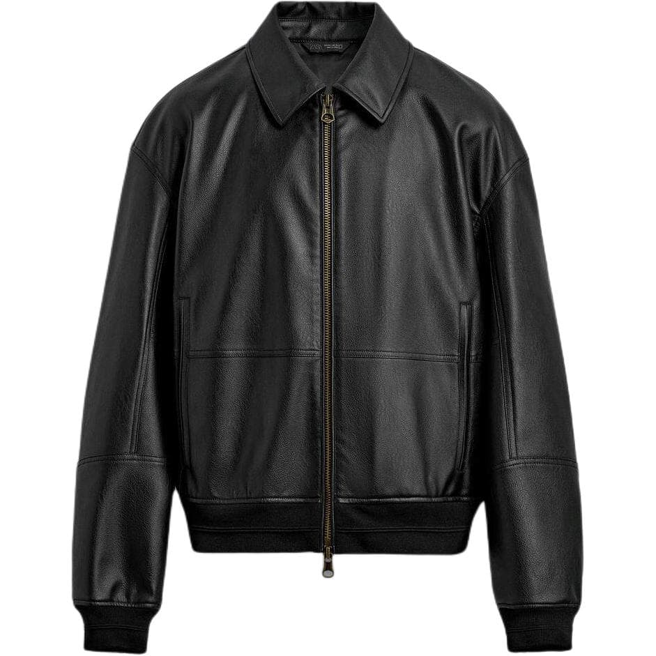 Куртка ZARA Мужские черные куртки - изображение 1