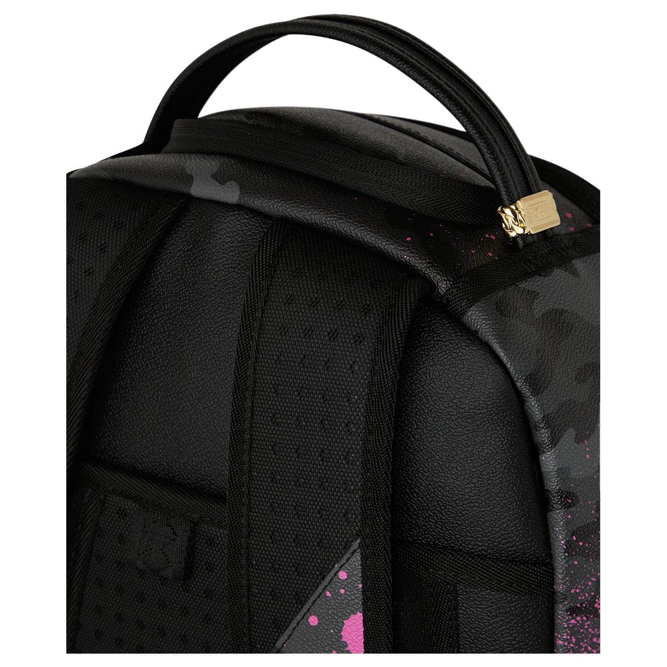 Рюкзак SPRAYGROUND X SNOOPY Коллаборация ПВХ (поливинилхлорид) Рюкзак Унисекс Черный и Розовый - изображение 8
