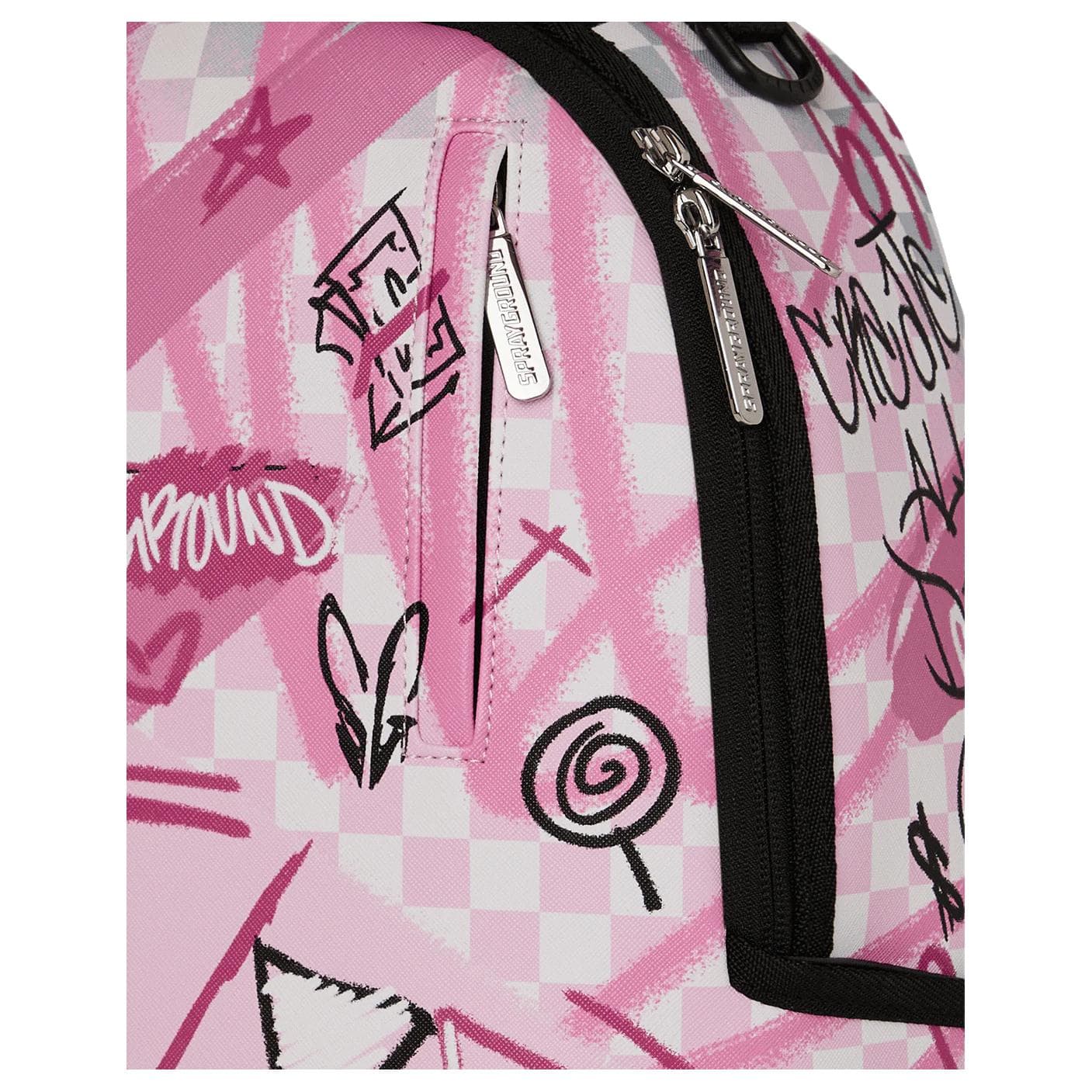 Рюкзак SPRAYGROUND ПВХ (поливинилхлорид) Рюкзак Унисекс Розовый - изображение 8