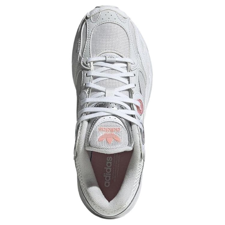 Кроссовки Adidas Originals Astir Abrasion Resistant Низкие Кроссовки с Толстой Подошвой Женские Белые - изображение 4