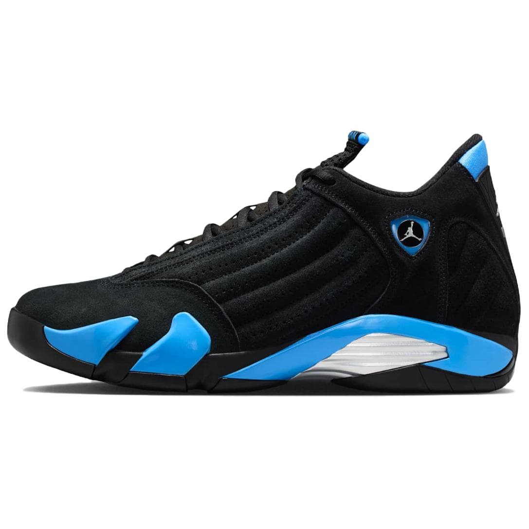 Ретро баскетбольные кроссовки Jordan Air Jordan 14 Low Топ Ретро-баскетбольные кроссовки Унисекс Чёрно-синий - изображение 1