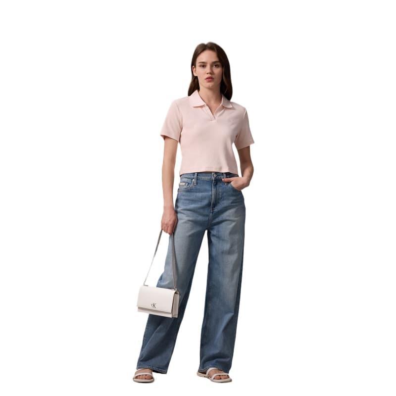 Сумка через плечо Calvin Klein Искусственная кожа Сумка через плечо Стандартная Женская Бежевая Абрикосовая - изображение 5