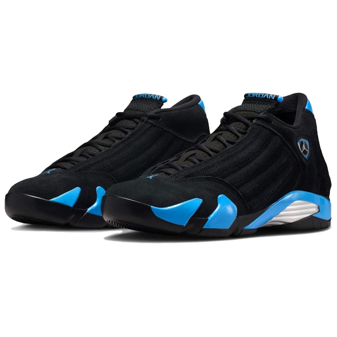 Ретро баскетбольные кроссовки Jordan Air Jordan 14 Low Топ Ретро-баскетбольные кроссовки Унисекс Чёрно-синий - изображение 3