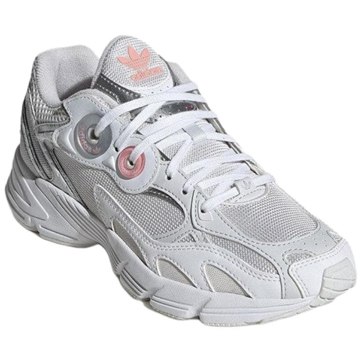 Кроссовки Adidas Originals Astir Abrasion Resistant Низкие Кроссовки с Толстой Подошвой Женские Белые - изображение 3