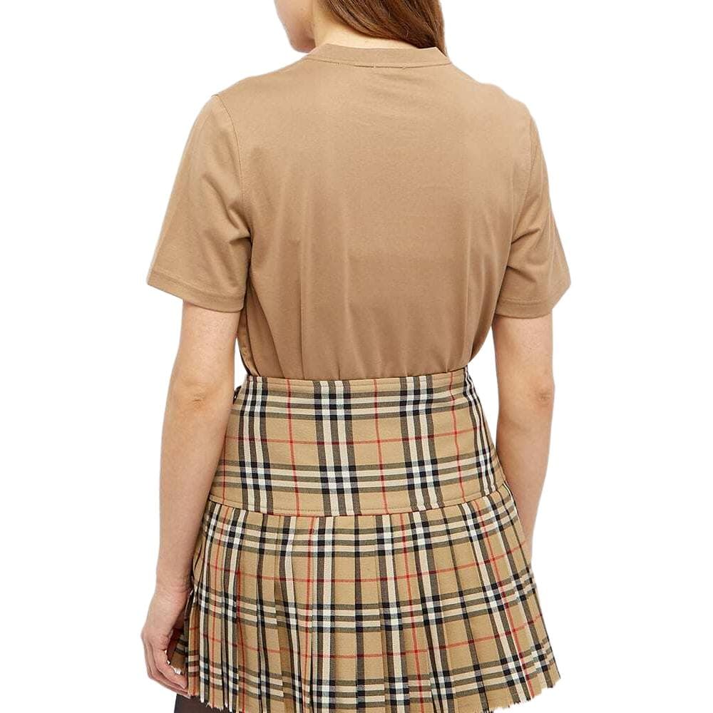 Футболка Burberry SS25 T Рубашка Женская Коричневая - изображение 5