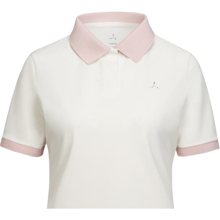 LI-NING 1990 Elite Holiday Inspiration Jacquard Short Sleeve Polo Comfortable Fabric Womens - изображение 3