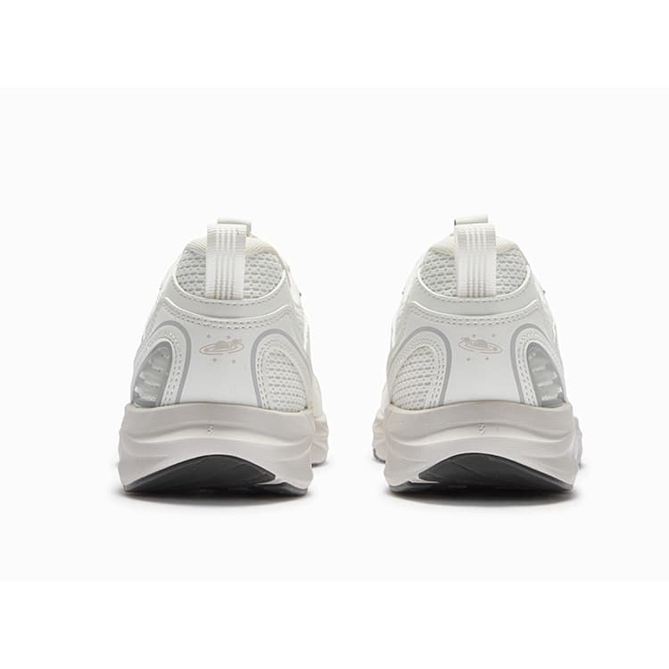 Кроссовки 361° Mercury Shoes противоскользящие устойчивые к истиранию дышащие низкие с толстой подошвой мужские белые серые - изображение 4