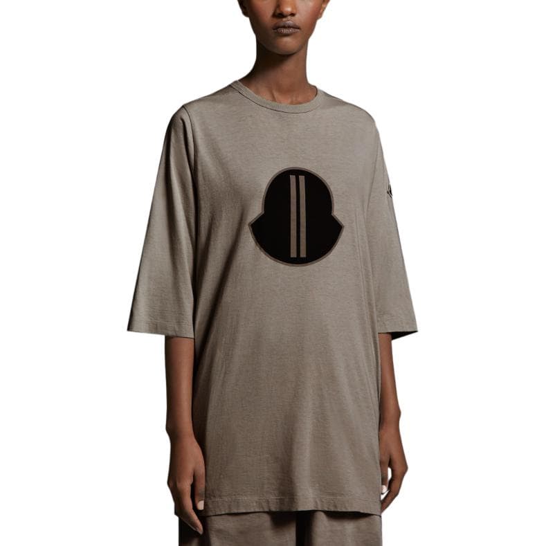 Футболка Moncler x RICK OWENS FW23 logoT - изображение 5