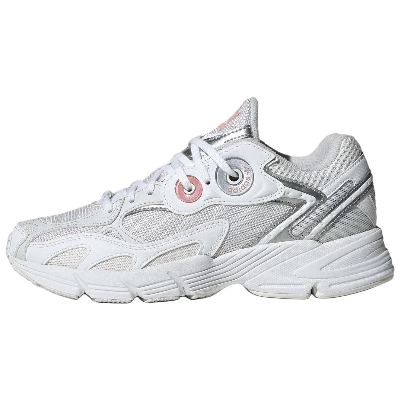 Кроссовки Adidas Originals Astir Abrasion Resistant Низкие Кроссовки с Толстой Подошвой Женские Белые - изображение 1