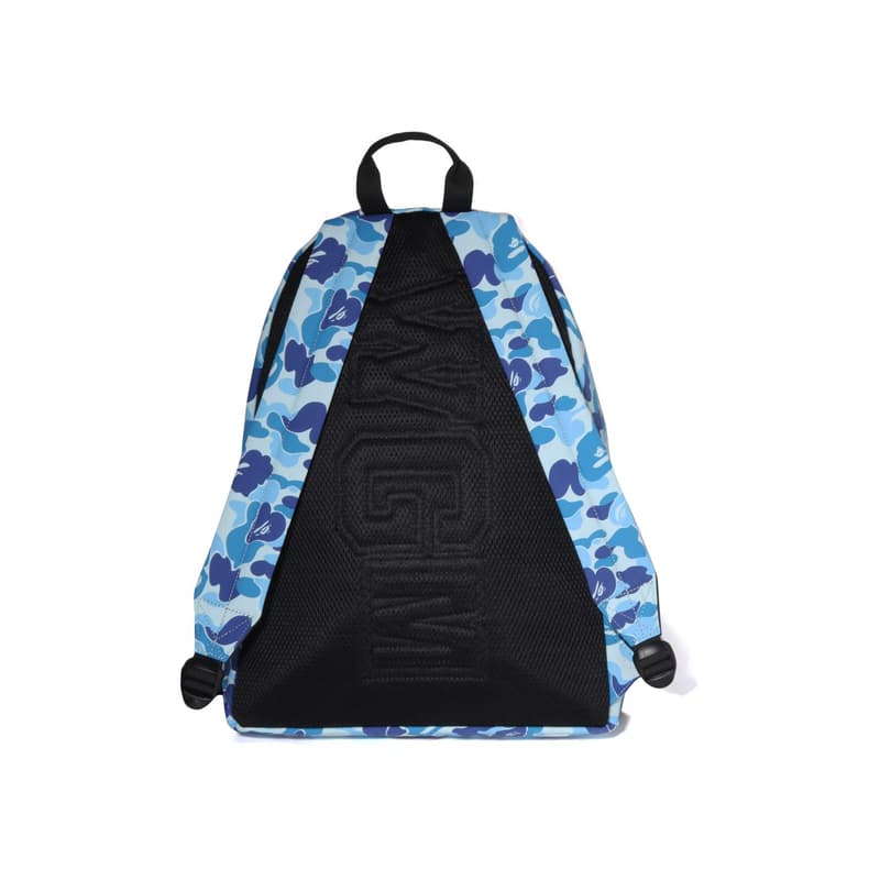 Рюкзак A BATHING APE Ткань Рюкзак Стандартный (Standard) Унисекс Синий Зеленый Розовый - изображение 3