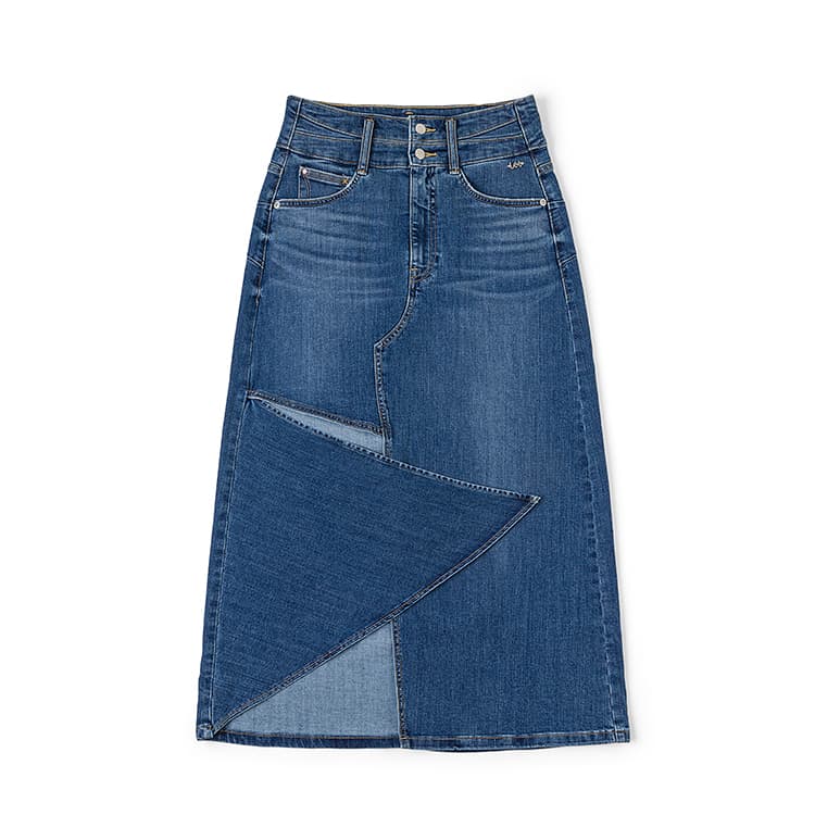 Lee Medium Dark Blue Women's Denim Shorts - изображение 1