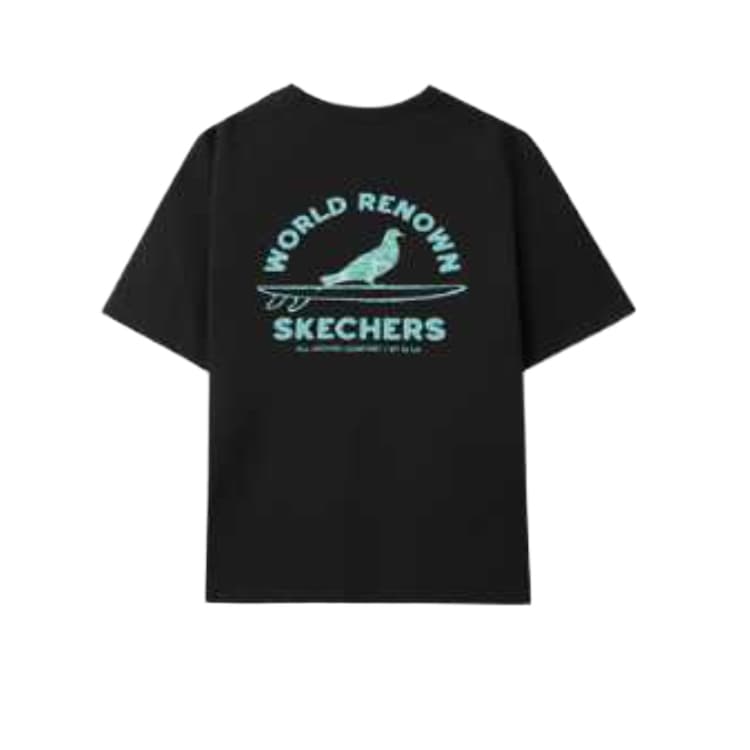 Футболка Skechers Kids Угольно-черный 0018 Детская футболка T - изображение 2
