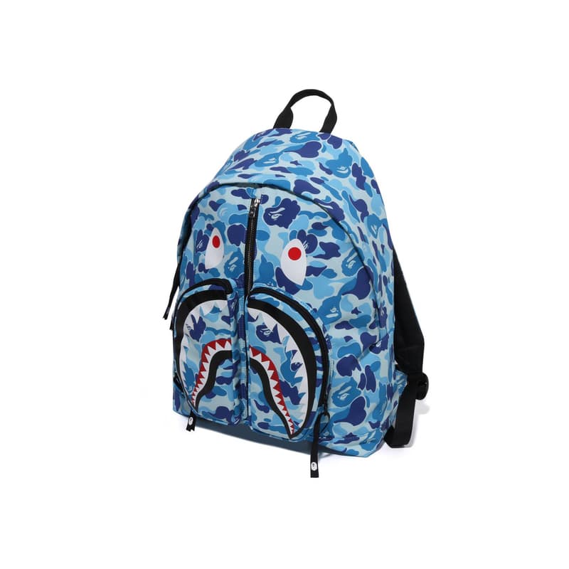 Рюкзак A BATHING APE Ткань Рюкзак Стандартный (Standard) Унисекс Синий Зеленый Розовый - изображение 2