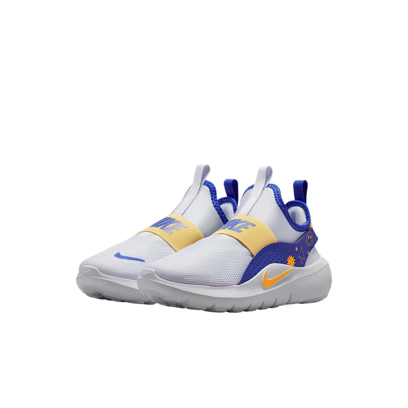 Кроссовки NIKE Flex Runner 4 Синтетическая кожа текстиль Лоу-топы Беговые кроссовки Детский - изображение 2