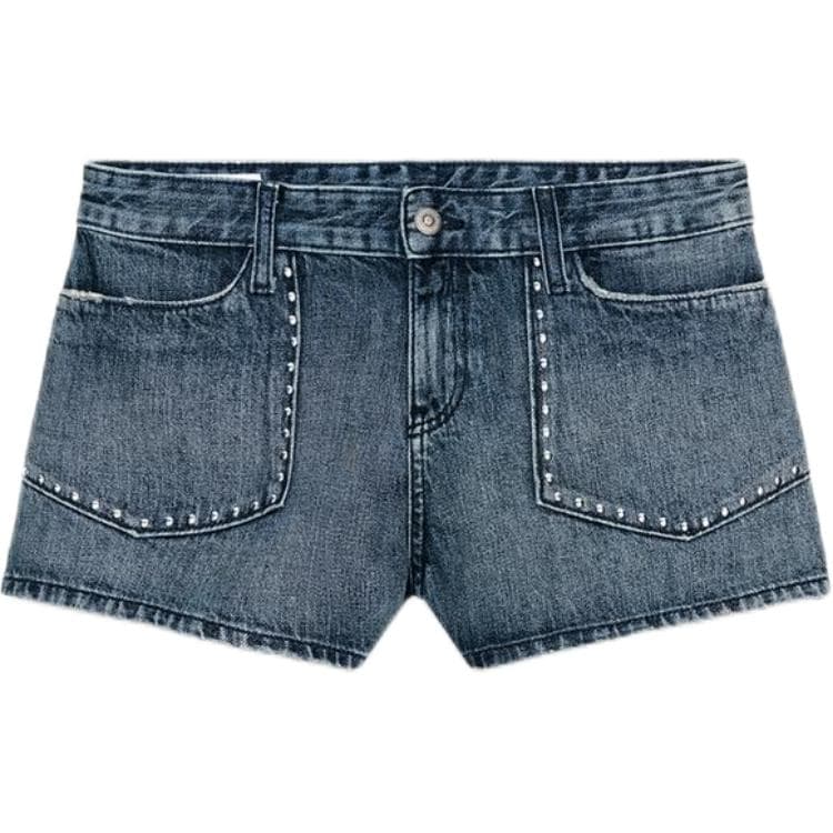 ZARA Trf Blue Женские Джинсовые Шорты - изображение 1