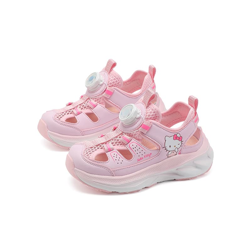 Сандалии Санрио Hello Kitty Hello Kitty Износостойкий Отскок Дышащий Легкий Амортизация Увеличение высоты - изображение 3