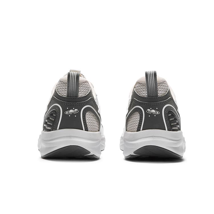 Кроссовки 361° Mercury Shoes противоскользящие устойчивые к истиранию дышащие низкие с толстой подошвой мужские белые серые - изображение 4
