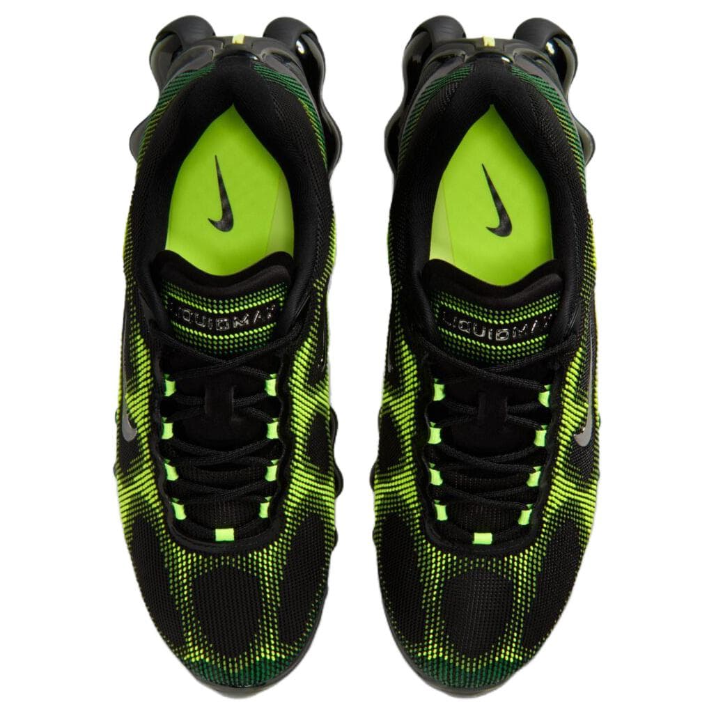 Кроссовки для бега Nike Air Liquid Max Комфортные Беговые Кроссовки Мужские Черные Зеленые - изображение 4