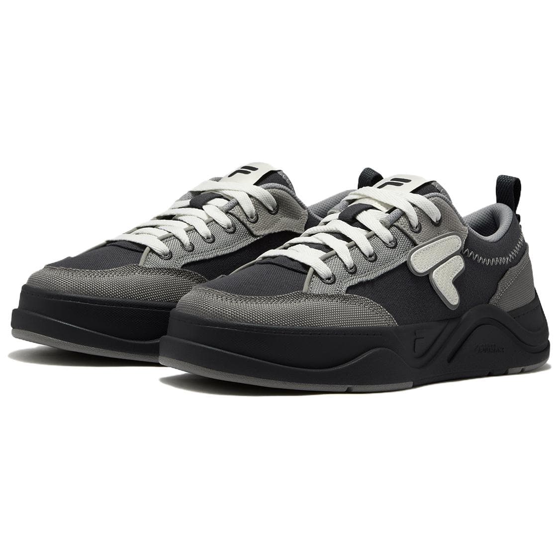 Кроссовки FILA FUSION 50-50 DX II CVS Лоу-топы Скейтборд Обувь Мужской Черно-серый - изображение 3
