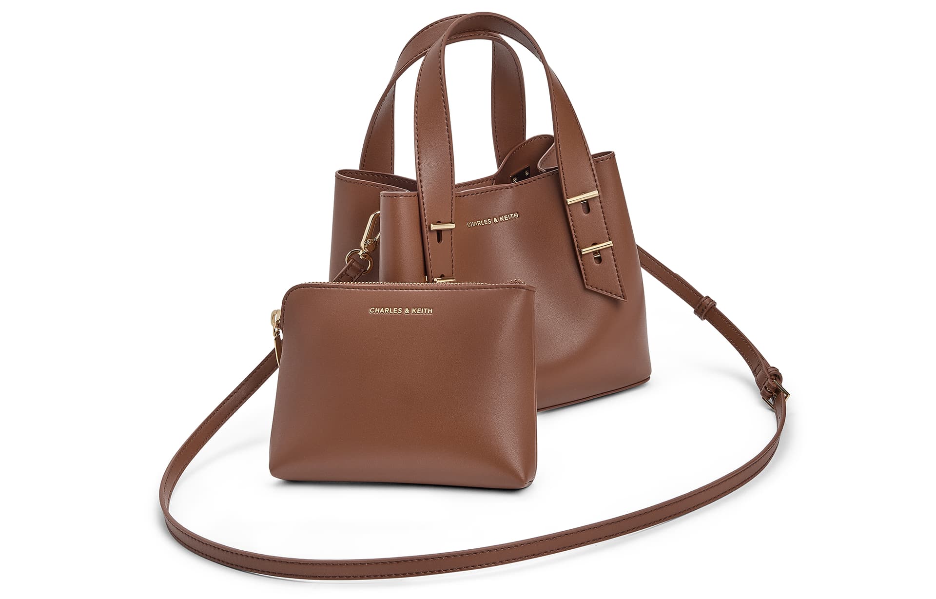 Сумка CHARLES KEITH ПУ (полиуретан) Сумки через плечо Маленький Женские Многоцветный - изображение 3