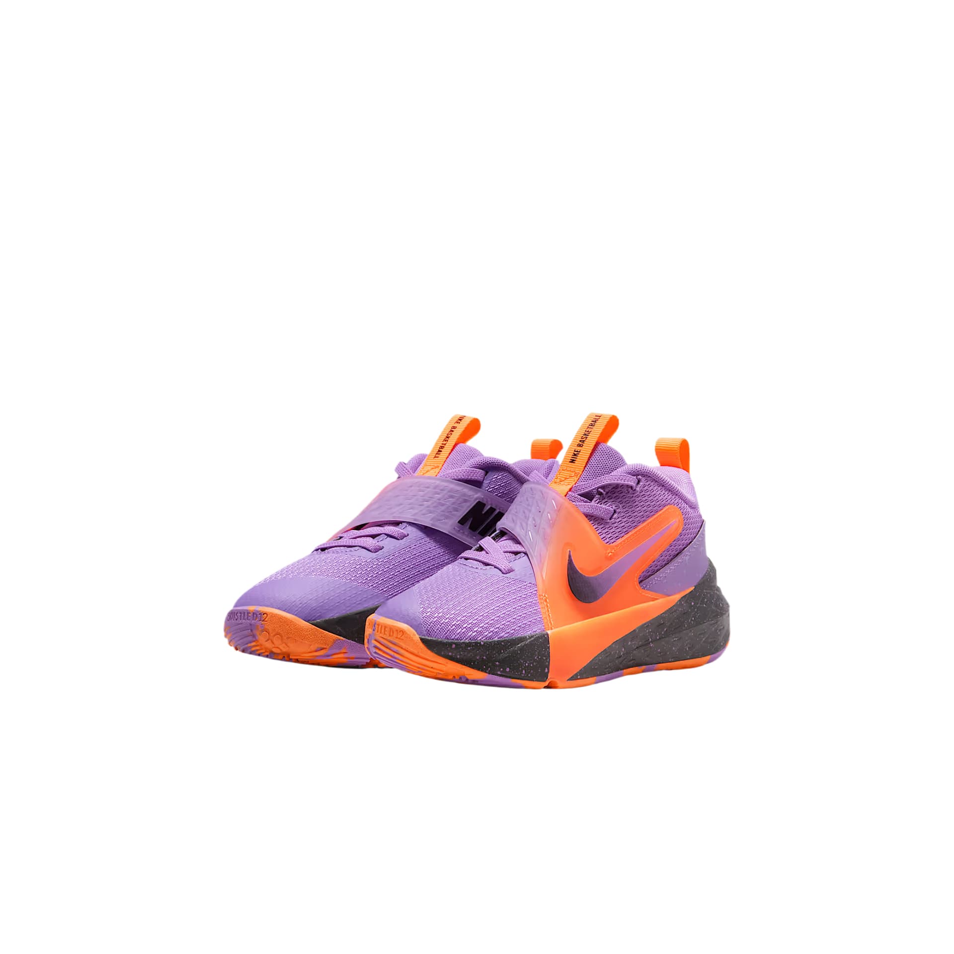 Кроссовки Nike Team Hustle D 12 Сетчатая ткань Low Топ Беговые кроссовки Детский - изображение 2