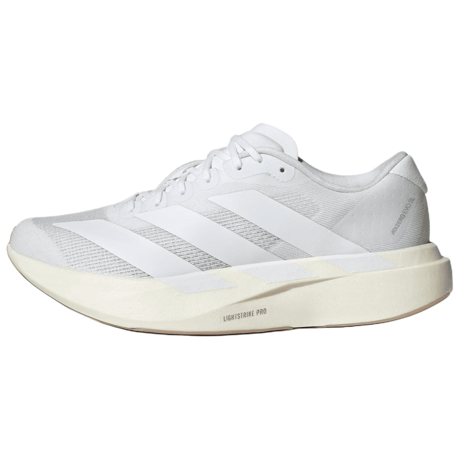 Кроссовки для бега Adidas Adizero Evo SL визуально увеличивает рост Беговые кроссовки Женские Белые - изображение 1