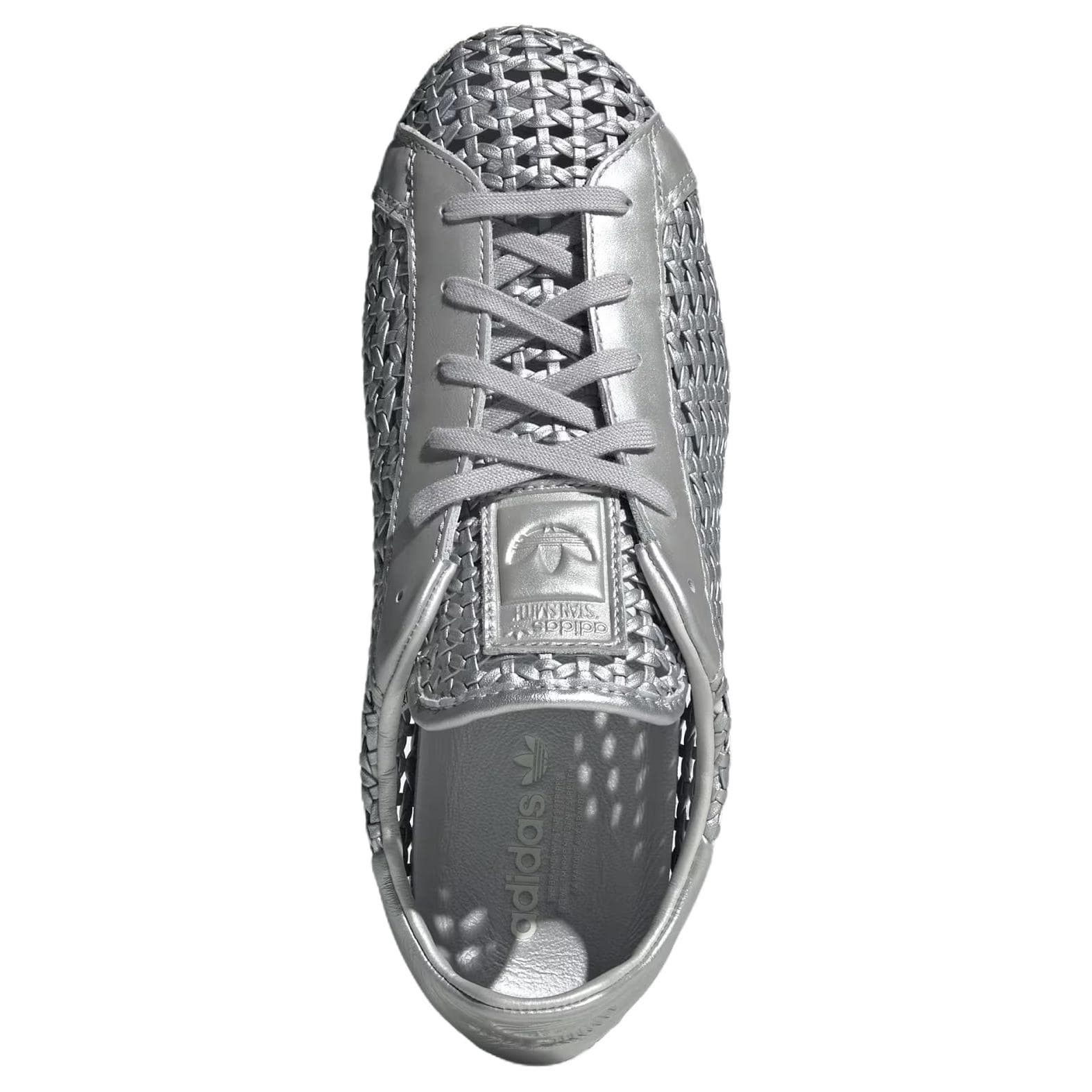 Кроссовки Adidas Originals Stan Smith Дышащий Low Топ Повседневная обувь Women's Silver - изображение 3
