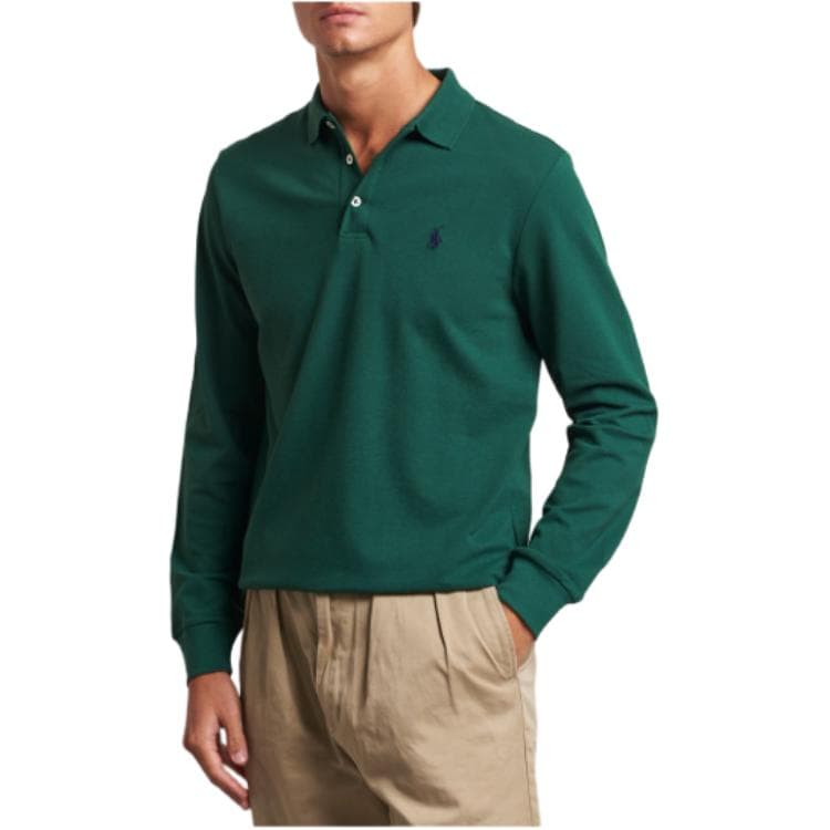 Поло Polo Ralph Lauren Мужское Поло Зеленое - изображение 4